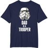 image:imageStar Wars Fathers Day Stormtrooper Dad Is A Trooper Vintage TShirtNavy Blue