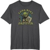 image:imageStar Wars Fathers Day Vintage Yoda Best Dad Ever TShirtDark Heather Grey