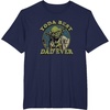 image:imageStar Wars Fathers Day Vintage Yoda Best Dad Ever TShirtNavy Blue
