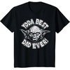 image:imageStar Wars Fathers Day Yoda Best Dad Ever Head Shot Stamp TShirtBlack