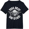 image:imageStar Wars Fathers Day Yoda Best Dad Ever Head Shot Stamp TShirtBlack