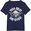 image:imageStar Wars Fathers Day Yoda Best Dad Ever Head Shot Stamp TShirtNavy Blue