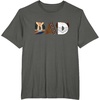 image:imageStar Wars Han Solo Chewbacca Leia Dad Fathers Day Birthday TShirtAsphalt Grey