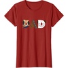 image:imageStar Wars Han Solo Chewbacca Leia Dad Fathers Day Birthday TShirtCranberry Red