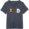 image:imageStar Wars Han Solo Chewbacca Leia Dad Fathers Day Birthday TShirtHeather Blue