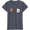 image:imageStar Wars Han Solo Chewbacca Leia Dad Fathers Day Birthday TShirtHeather Blue