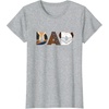 image:imageStar Wars Han Solo Chewbacca Leia Dad Fathers Day Birthday TShirtHeather Grey