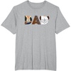 image:imageStar Wars Han Solo Chewbacca Leia Dad Fathers Day Birthday TShirtHeather Grey