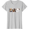 image:imageStar Wars Han Solo Chewbacca Leia Dad Fathers Day Birthday TShirtSilver Grey
