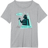 image:imageStar Wars Happy Fathers Day Darth Vader Another Tie Fighter TShirtHeather Grey