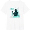image:imageStar Wars Happy Fathers Day Darth Vader Another Tie Fighter TShirtWhite