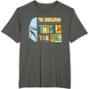 image:imageStar Wars The Dadalorian This is the Way Fathers Day Gift TShirtAsphalt Grey