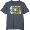 image:imageStar Wars The Dadalorian This is the Way Fathers Day Gift TShirtHeather Blue