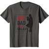 image:imageStar Wars The Mandalorian Fathers Day 1 Dad In Galaxy Logo TShirtAsphalt Grey