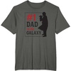 image:imageStar Wars The Mandalorian Fathers Day 1 Dad In Galaxy Logo TShirtAsphalt Grey