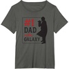 image:imageStar Wars The Mandalorian Fathers Day 1 Dad In Galaxy Logo TShirtAsphalt Grey
