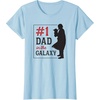 image:imageStar Wars The Mandalorian Fathers Day 1 Dad In Galaxy Logo TShirtBaby Blue