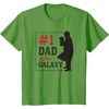 image:imageStar Wars The Mandalorian Fathers Day 1 Dad In Galaxy Logo TShirtGrass Green