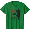 image:imageStar Wars The Mandalorian Fathers Day 1 Dad In Galaxy Logo TShirtKelly Green