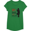 image:imageStar Wars The Mandalorian Fathers Day 1 Dad In Galaxy Logo TShirtKelly Green