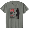 image:imageStar Wars The Mandalorian Fathers Day 1 Dad In Galaxy Logo TShirtOlive Heather