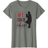 image:imageStar Wars The Mandalorian Fathers Day 1 Dad In Galaxy Logo TShirtOlive Heather