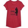 image:imageStar Wars The Mandalorian Fathers Day 1 Dad In Galaxy Logo TShirtRed Heather