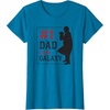 image:imageStar Wars The Mandalorian Fathers Day 1 Dad In Galaxy Logo TShirtSapphire Blue