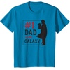 image:imageStar Wars The Mandalorian Fathers Day 1 Dad In Galaxy Logo TShirtSapphire Blue