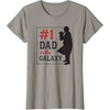image:imageStar Wars The Mandalorian Fathers Day 1 Dad In Galaxy Logo TShirtSlate Grey