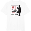 image:imageStar Wars The Mandalorian Fathers Day 1 Dad In Galaxy Logo TShirtWhite
