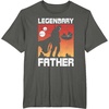 image:imageStar Wars The Mandalorian Fathers Day Legendary Father TShirtAsphalt Grey
