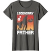 image:imageStar Wars The Mandalorian Fathers Day Legendary Father TShirtAsphalt Grey