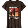 image:imageStar Wars The Mandalorian Fathers Day Legendary Father TShirtBrown