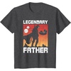image:imageStar Wars The Mandalorian Fathers Day Legendary Father TShirtDark Heather Grey