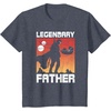 image:imageStar Wars The Mandalorian Fathers Day Legendary Father TShirtHeather Blue