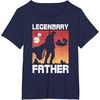 image:imageStar Wars The Mandalorian Fathers Day Legendary Father TShirtNavy Blue