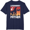 image:imageStar Wars The Mandalorian Fathers Day Legendary Father TShirtNavy Blue