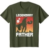 image:imageStar Wars The Mandalorian Fathers Day Legendary Father TShirtOlive Green