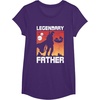 image:imageStar Wars The Mandalorian Fathers Day Legendary Father TShirtPurple
