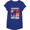 image:imageStar Wars The Mandalorian Fathers Day Legendary Father TShirtRoyal Blue