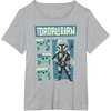 image:imageStar Wars The Mandalorian Fathers Day The Dadalorian Poster TShirtHeather Grey