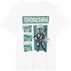 image:imageStar Wars The Mandalorian Fathers Day The Dadalorian Poster TShirtWhite