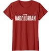 image:imageStar Wars The Mandalorian The Dadalorian Weathered Logo TShirtCranberry Red