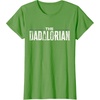 image:imageStar Wars The Mandalorian The Dadalorian Weathered Logo TShirtGrass Green