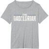 image:imageStar Wars The Mandalorian The Dadalorian Weathered Logo TShirtHeather Grey