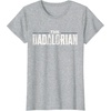 image:imageStar Wars The Mandalorian The Dadalorian Weathered Logo TShirtHeather Grey
