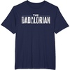 image:imageStar Wars The Mandalorian The Dadalorian Weathered Logo TShirtNavy Blue