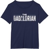image:imageStar Wars The Mandalorian The Dadalorian Weathered Logo TShirtNavy Blue