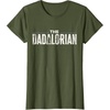 image:imageStar Wars The Mandalorian The Dadalorian Weathered Logo TShirtOlive Green